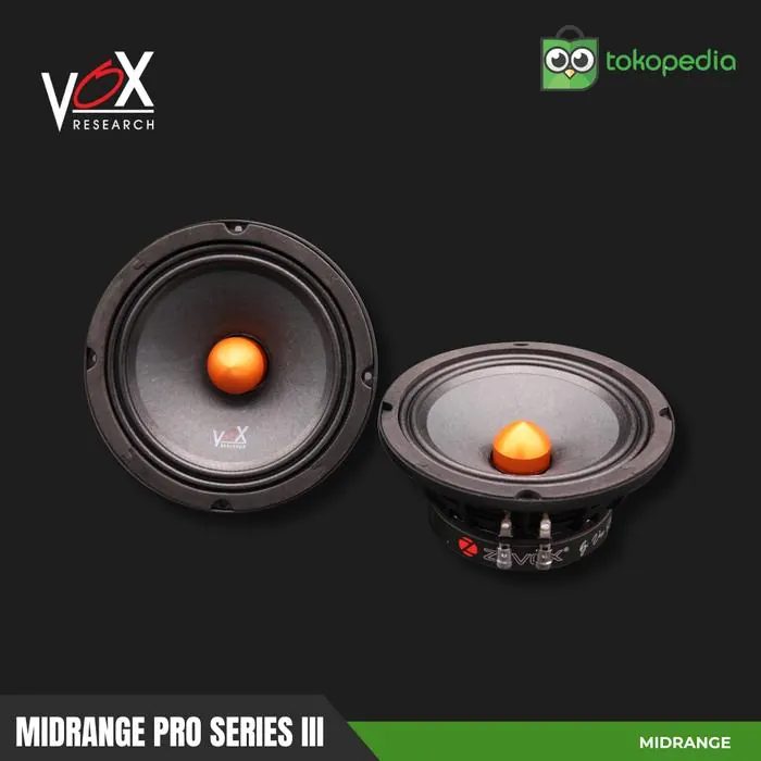 Midrange Pro Series III By VOX Research for Car Audio Mobil