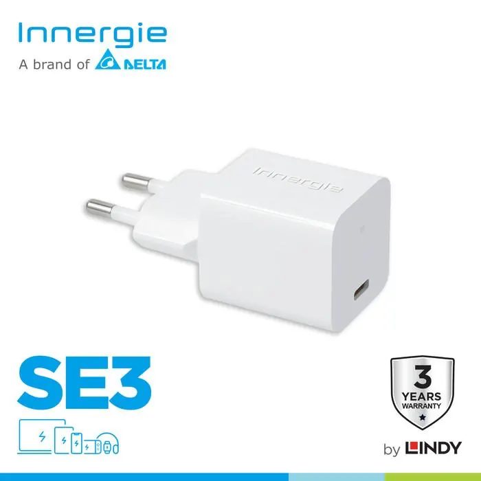 Power Adapter Charger INNERGIE SE3 Type C PD 3.0 QC 4.0 SFC 2.0 Fast Charging
