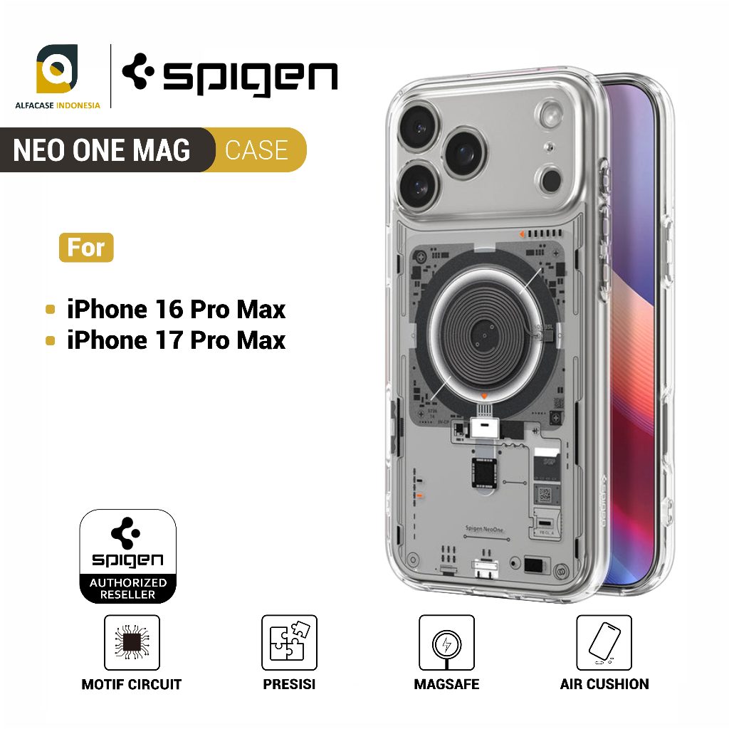 SPIGEN Ultra Hybrid Neo One Magfit Case iPhone 16 17 Pro Max - ALFACASE