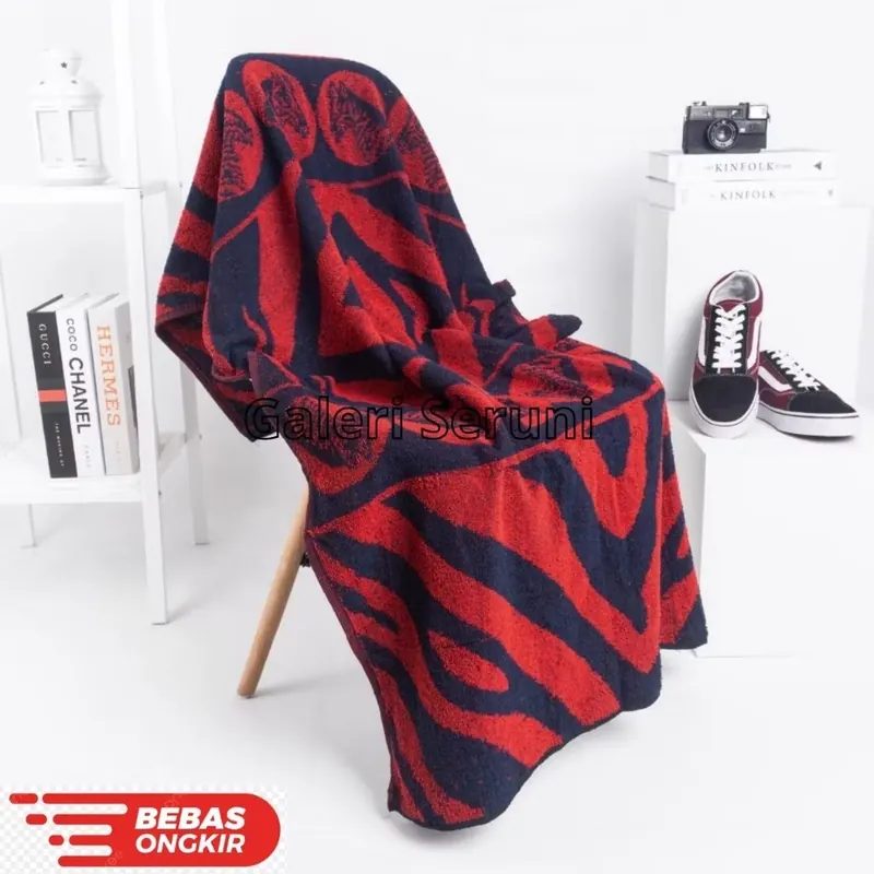 Handuk Mandi Jumbo Bermotif Kuda Ukuran 80×150