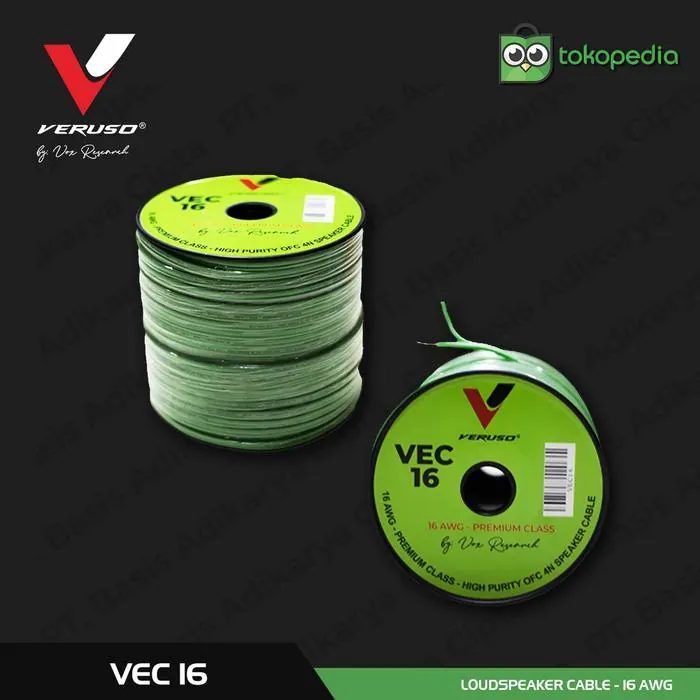Kabel Speaker Mobil Veruso VEC 16 by Vox Research 16 AWG OFC 4 N Cable