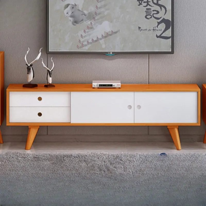 Meja Tv Cabinet Buffet TV Modern Minimalis Ruang Tamu Kayu Solid