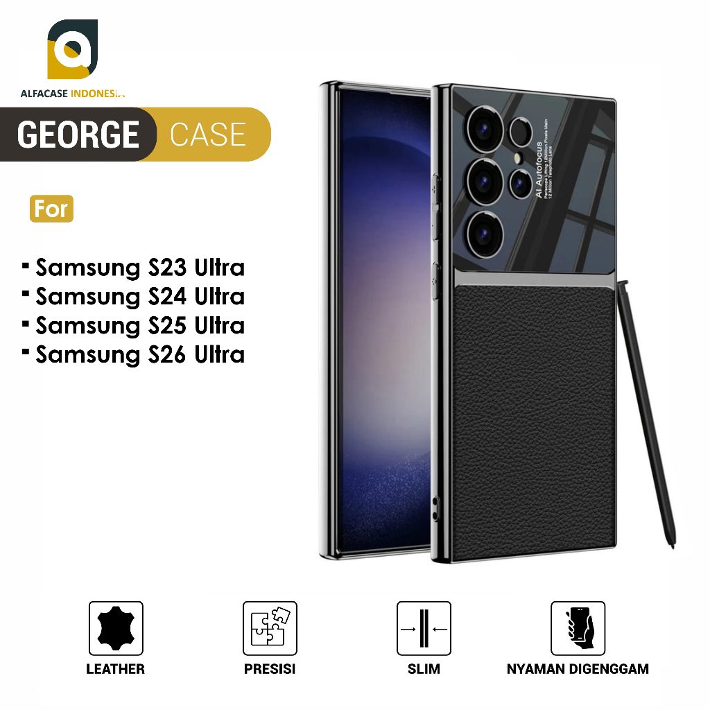 ALFACASE Case Samsung S23 S24 S25 S26 Ultra - Casing S Series - George