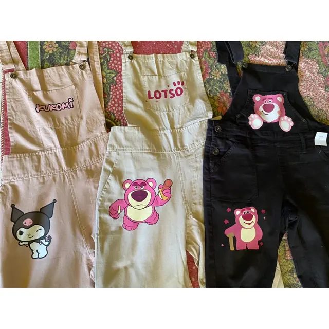 Jumsuit Jeans Denim Garis-Garis Kode 1-50