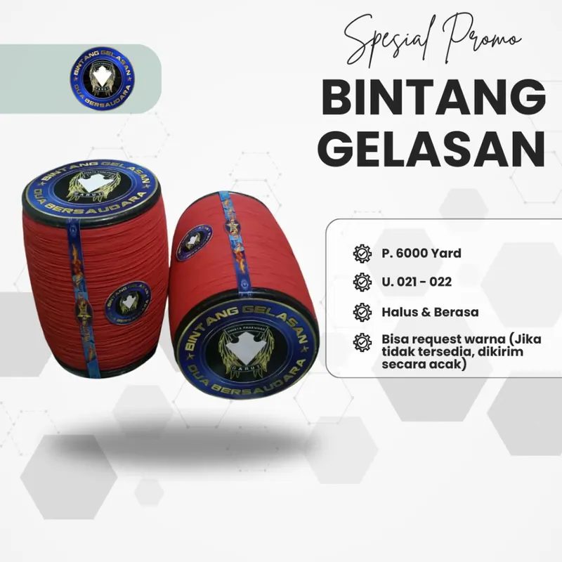 Gelasan Layangan Molor 6000 Yard & 2000 Tajam Juara 1 Turnamen