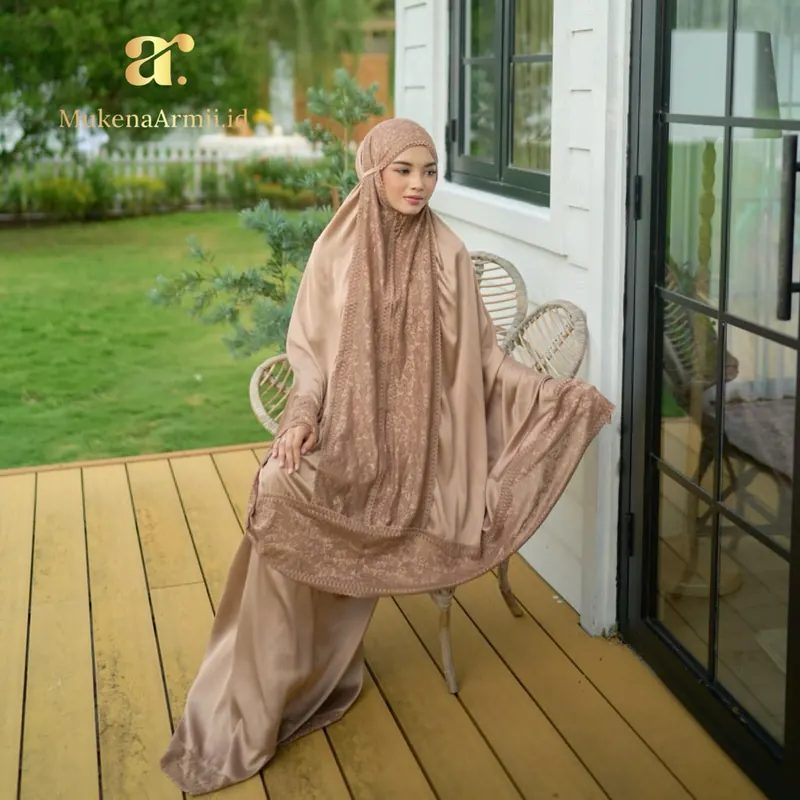 Mukena KD Armaney Silk / Jumbo / Lebaran