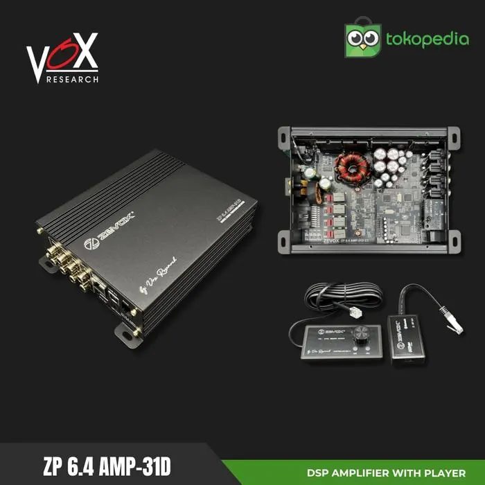 Digital Sound Processor DSP ZEVOX ZP 6.4 AMP-31D