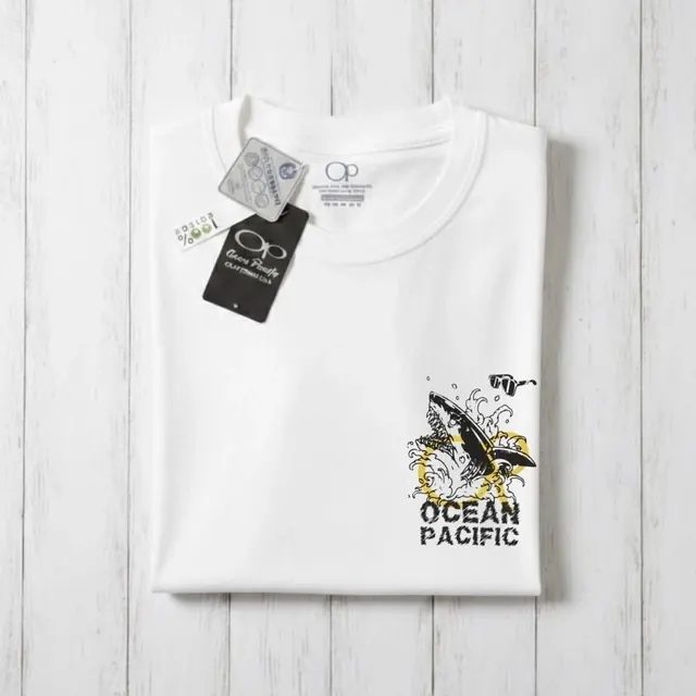 Kaos Pria Distro OP Ocean Pacific Original Cotton Combed Premium Reguler fit