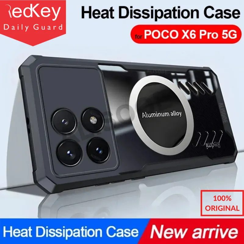 Case Xiaomi Poco X6 / X6 Pro 5G - Redkey Cooling Cover Heat Dissipation