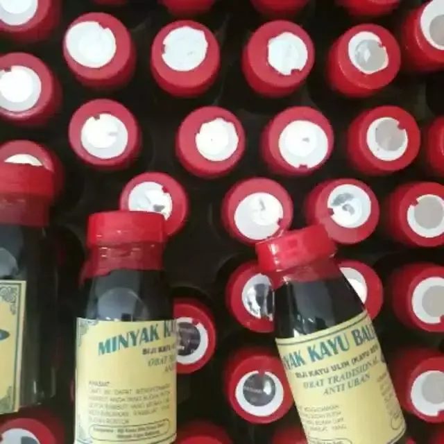 Botol Plastik Anti pecah kemasan Baru Minyak Kayu Balitung Ulin Uban Rambut Rontok