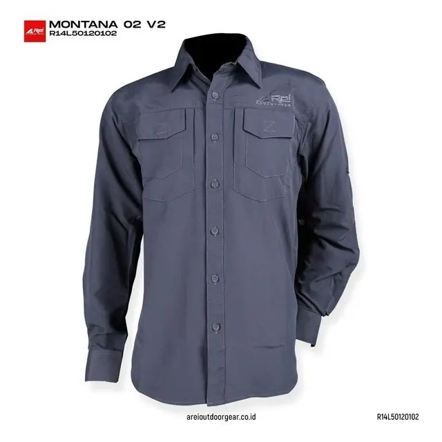 Kemeja Panjang Pria Montana 02 V2 Arei Outdoorgear