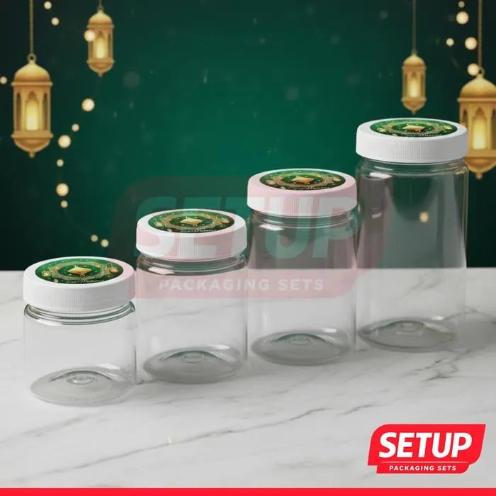 Toples Silinder 200–1300ml + Stiker Lebaran
