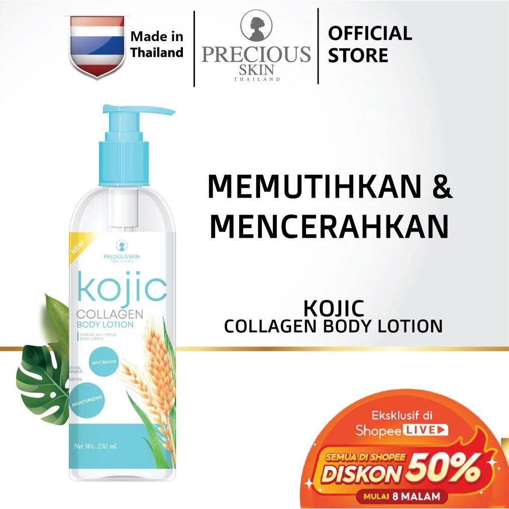Precious Skin Thailand Kojic Collagen Extreme Whitening Body Lotion / Care 230ml