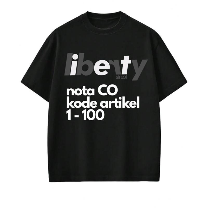 T-SHIRT KEREN PRIA/WANITA KODE 1-100 - 01, M