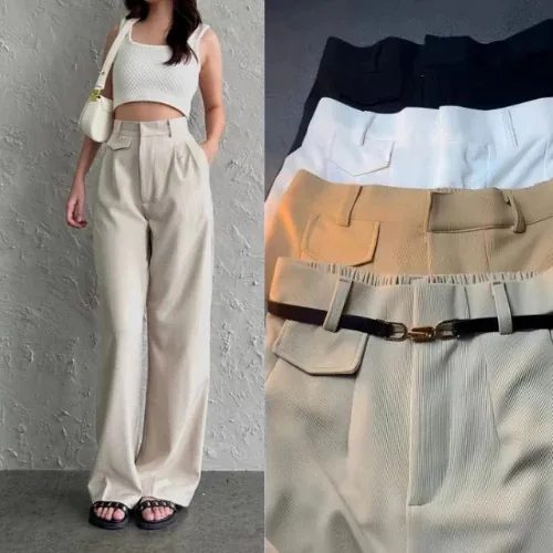 ORO PANTS - Loose Trouser Wanita - Celana Anti Kusut - Kulot