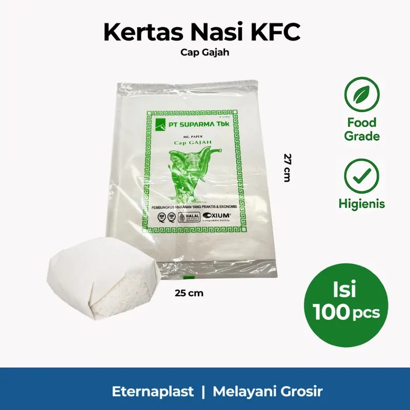 (100PCS) Kertas Nasi KFC