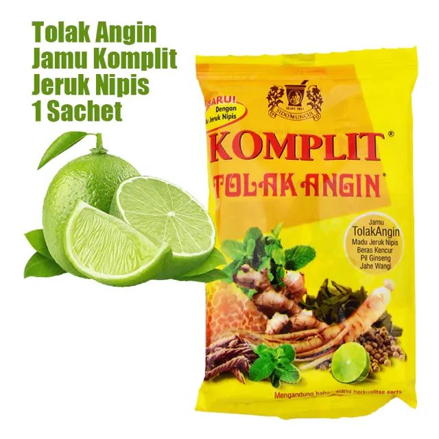 Tolak Angin Jamu Komplit Jeruk Nipis 1 Sachet