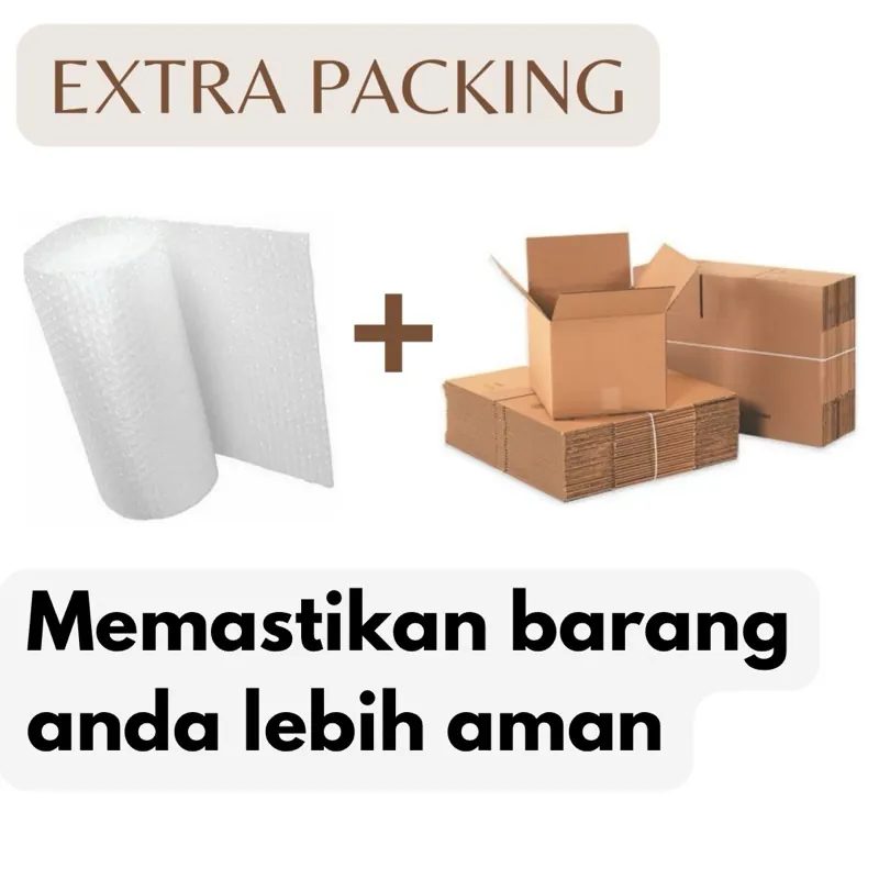 Packing Tambahan Bubble Wrap DAN Kardus
