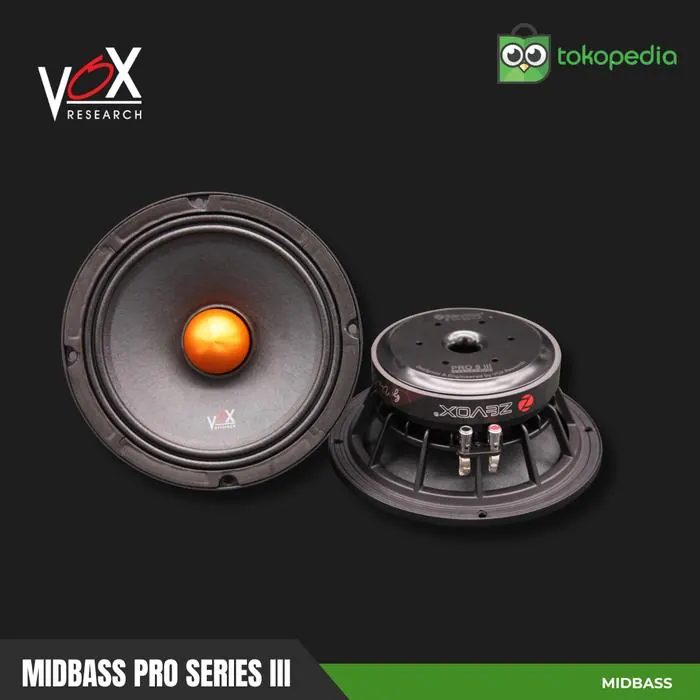 Midbass Pro Series III By VOX Research for Car Audio Mobil