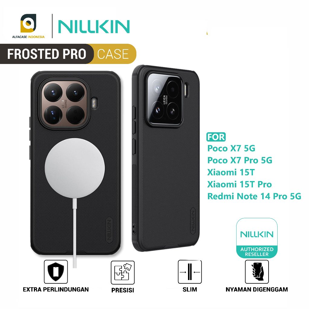 NILLKIN Casing Xiaomi Poco X7 15T Pro 5G - ALFACASE Case - Frosted