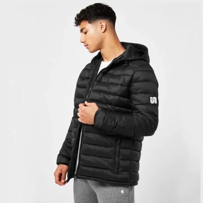 Jaket Puffer Outdoor Gelembung Winter Coat Hitam Doff Windbreaker Touring Busa Tebal