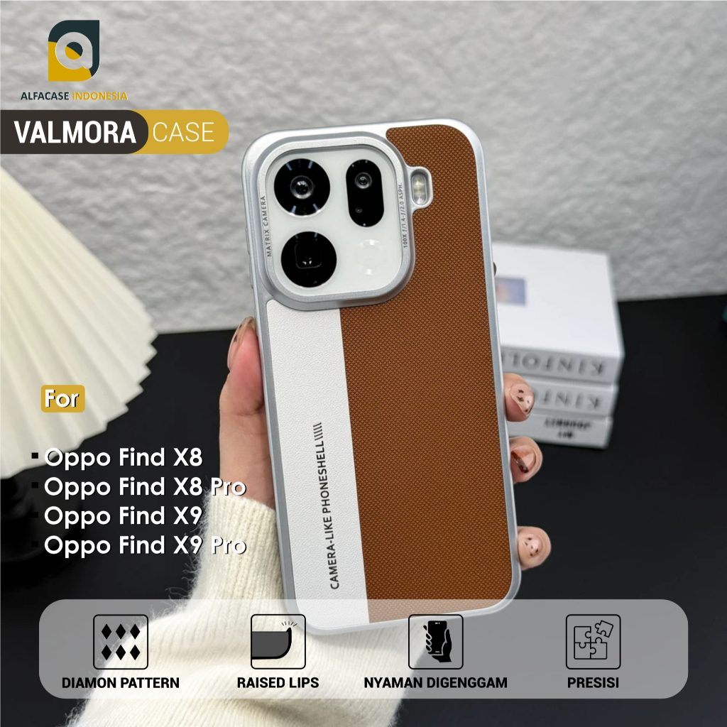 ALFACASE Casing Oppo Find X8 X9 Pro - Valmora Case - Series