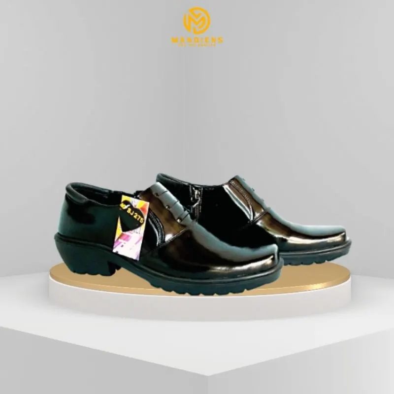Mandiens Sepatu Oxford Pdh Kulit Asli Medali K275 SOle Tebal Jenggel Koboi Peninggi Badan