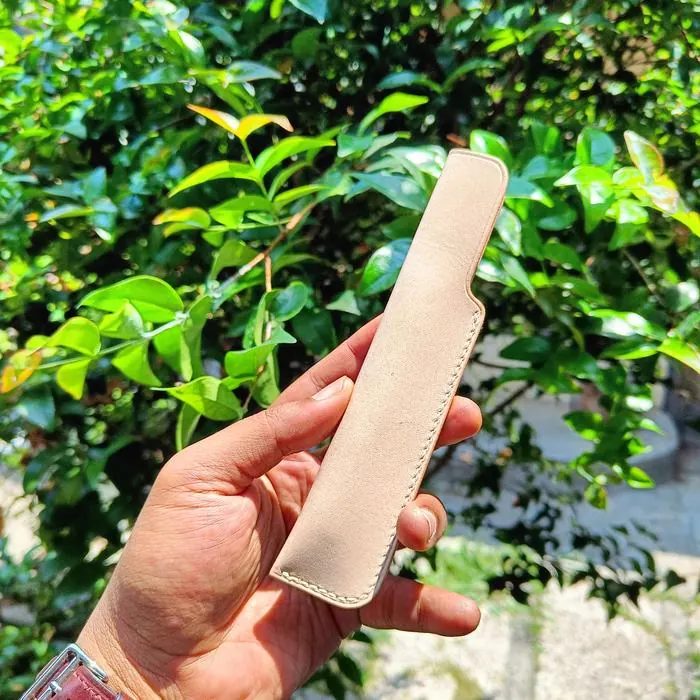 Leather Pen Case 1 Fountain Sleeve kulit asli 1 Stationery