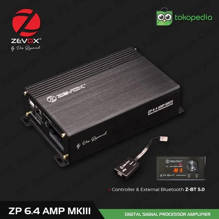 Processor DSP Zevox ZP 6.4 AMP MKIII