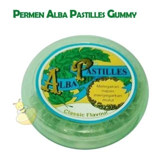 Permen Alba Pastilles Gummy Rasa Mint Original