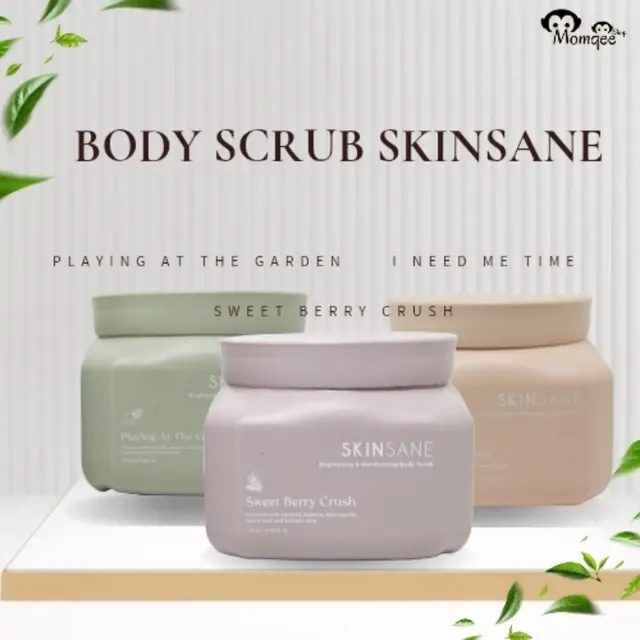 (Momq) Body scrub skinsane lulur
