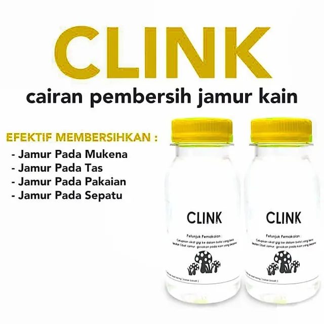 Clink Penghilang Jamur pada Baju kain dan pakaian lain nya