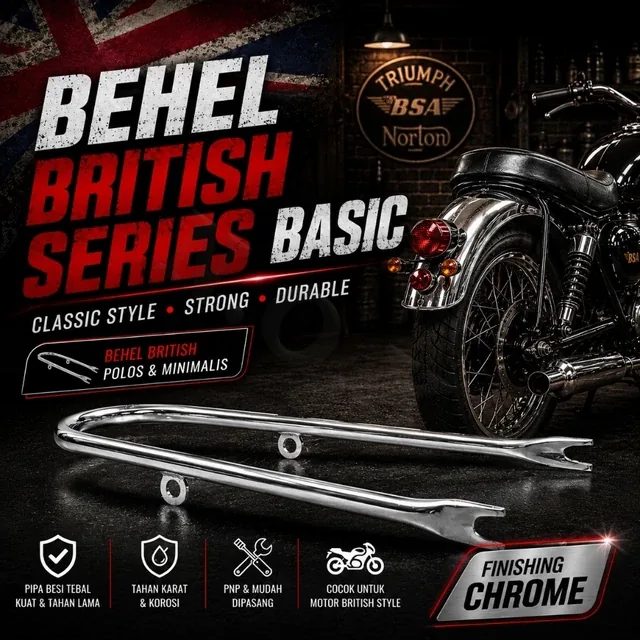Behel British Motor Custom Chrome