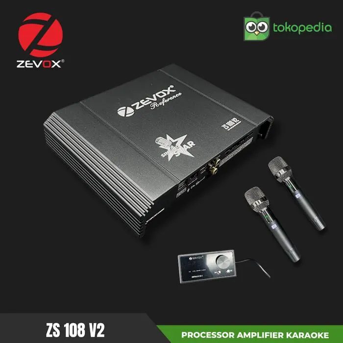 ZEVOX PROCESSOR AMPLIFIER KARAOKE - ZS 108 V2