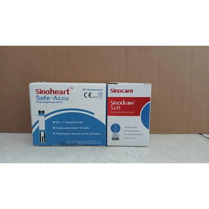 Sinoheart Safe Accu - Strip Gula darah
