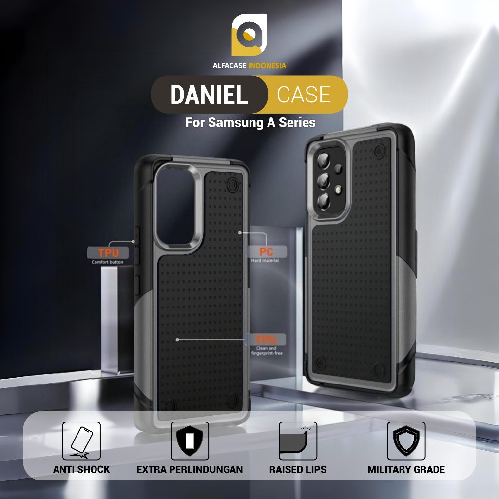 ALFACASE Casing Samsung A12 A14 A15 A22 A23 A32 A13 A04S A04 A33 A52 A53 A54 A71 A73 4G