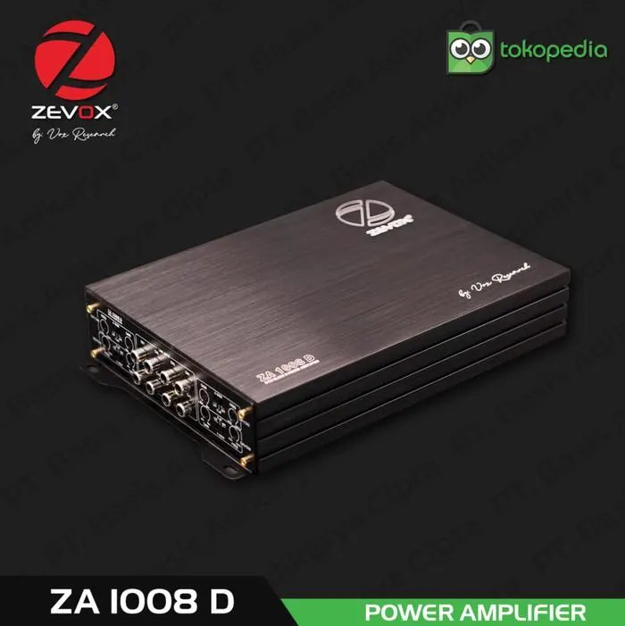 ZEVOX ZA 1008 D - HIGH POWER AMPLIFIER CLASS D - 100W RMS x 8 CH By Vox Research