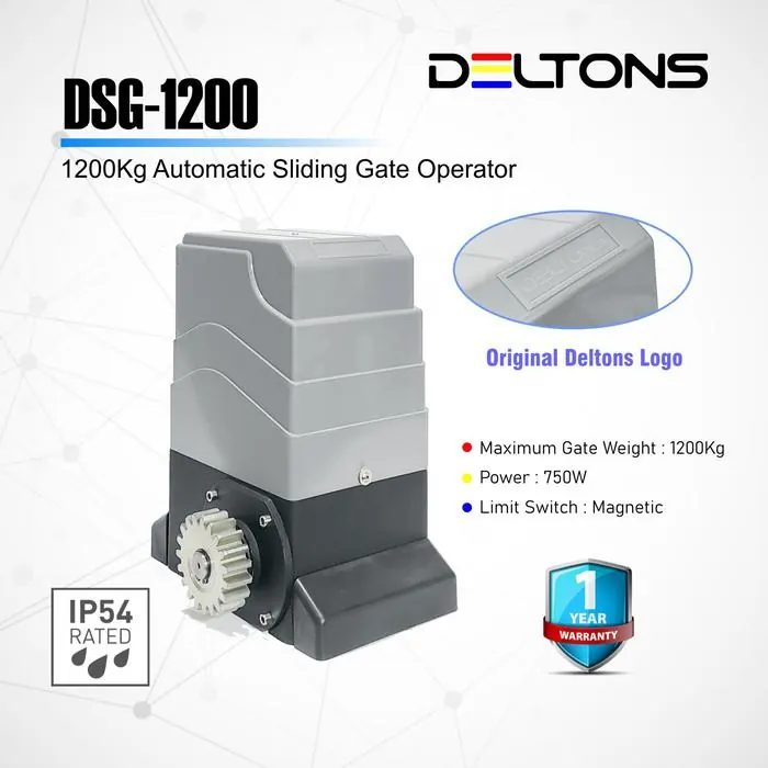 Deltons Automatic Sliding Gate 1200Kg Mesin Otomatis Gerbang Pagar