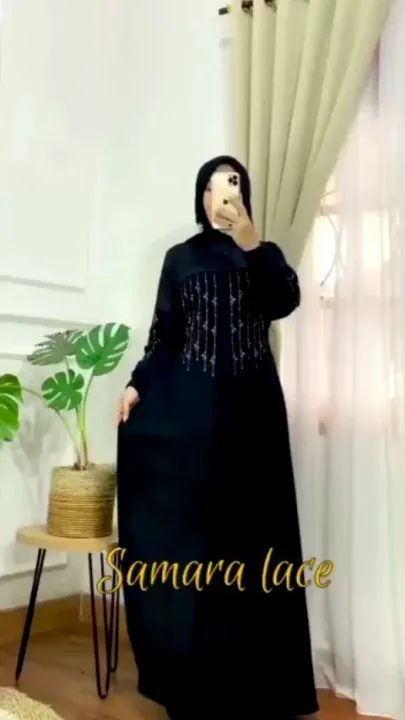 Beenabasic gamis kualitas premium elegant brukat dan swarovski