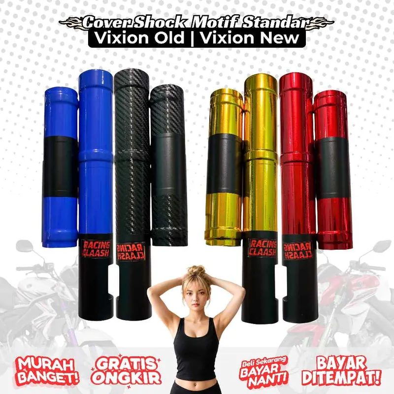 Racing Claash Cover Shock Depan Vixion New Old Nva Nvl R 155