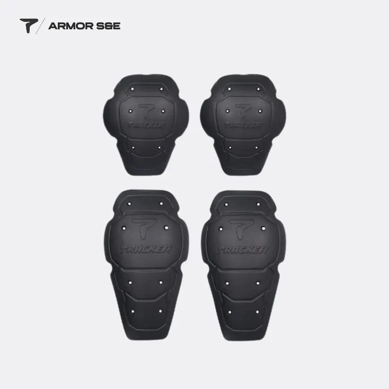 Protector Jaket Motor Pria Tracker Armor Black - Pelindung Bahu & Siku