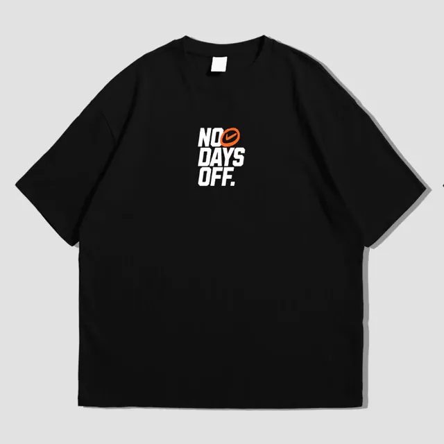 Baju Kaos Distro T Shirt Premium NO DAYS OFF Unisex cowo cewe pria wanita