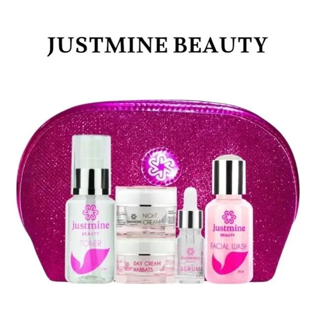 JUSTMINE BEAUTY SKINCARE paket isi lengkap Original klinik bpom