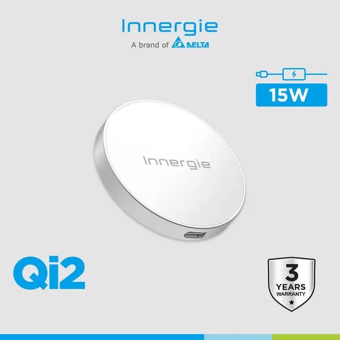 Qi2 Charger Wireless INNERGIE Magnetic Fast Charging 15W For iPhone Samsung Airpods Series