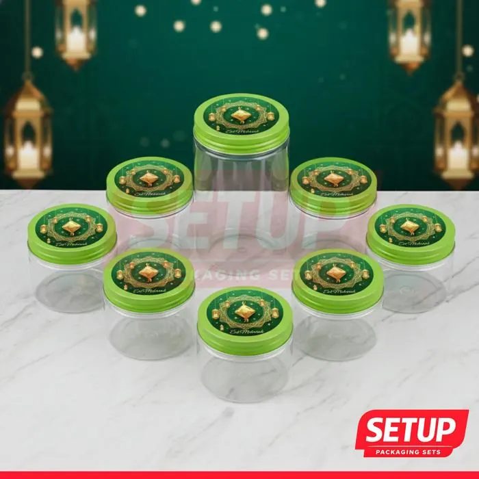 Toples Silinder 200–1300ml + Stiker Lebaran