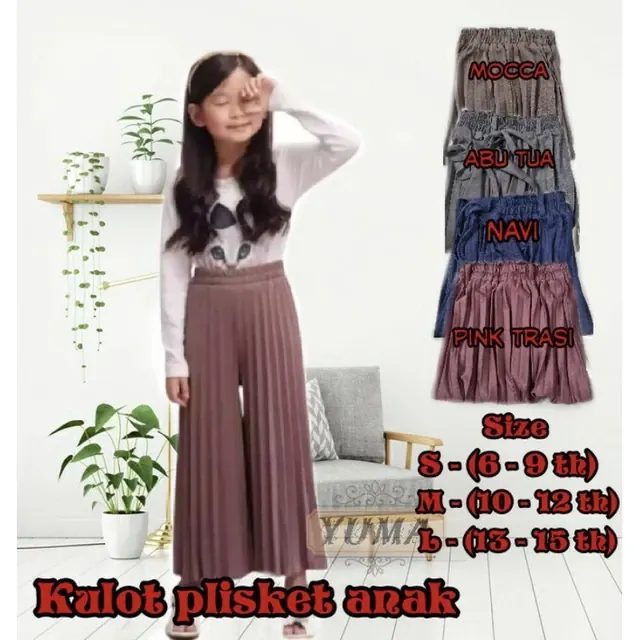 Kulot Plisket Anak