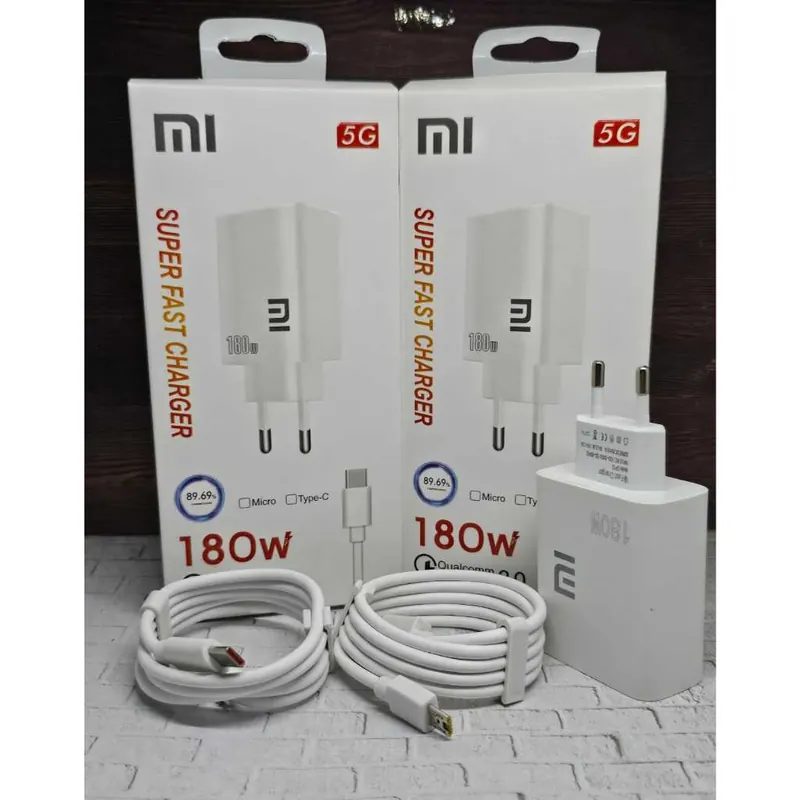 Charger Xiaomi Redmi 13C 5G Fast 180W Support Super Vooc