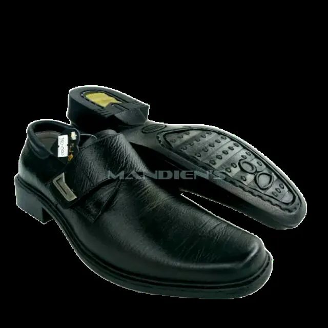 Medali - SJ156 Sepatu Formal Pria Kulit Asli Desain Klasik Sol Anti selip