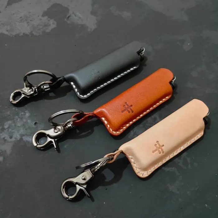 Case Cricket Leather, lighters sarung korek Nabati / Vegetable Kulit