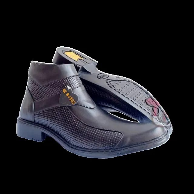 MANDIENS Original Medali SJ183 Sepatu Boots Pria Kulit / Sepatu PDH Pria Kulit Asli Export Quality